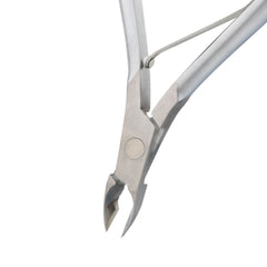 HNSQ-A001 Square Head HAAN Cuticle Nipper, Matt Grey, Jaw 14, Single Spring,Stainless Steel 420