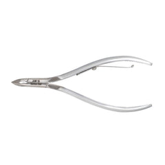 HNRD-A011, HAAN Round Jaw Cuticle Nipper, (Matt Grey) – 16, Single Spring (Matt Grey) Stainless Steel 420
