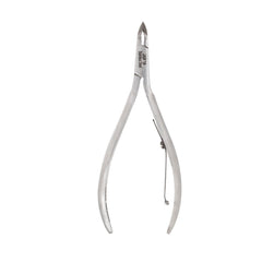 HNSS-A006 Semi-Square Head Cuticle Nipper, Polish Grey, Jaw 14, Single Spring, Stainless Steel 420