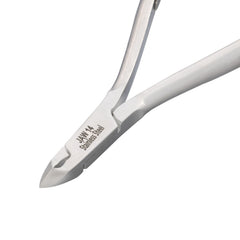 HNSQ-A014, HAAN Square Jaw Cuticle Nipper – 14, Double Spring (Polish Grey), Stainless Steel 420