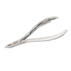 HNSS-A006 Semi-Square Head Cuticle Nipper, Polish Grey, Jaw 14, Single Spring, Stainless Steel 420