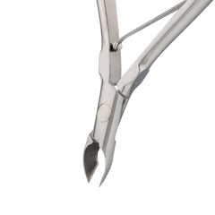 HNRD-A010 Round Head Cuticle Nipper, Jaw 14, Single Spring, Stainless Steel 420