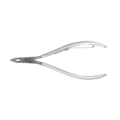 HNSQ-A003 Square Head Cuticle Nipper, (Matt Grey), Jaw 16, Single Spring, Stainless Steel 420