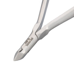 HNRD-A029, Polish Grey , Round Jaw 16, Double Spring Cutcle Nipper | Stainless Steel 420