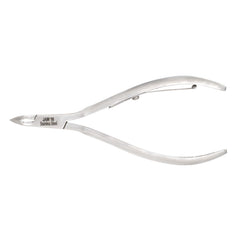 HNSS-A008 Semi-Square Head Cuticle Nipper, Jaw 16, Single Spring, Stainless Steel 420