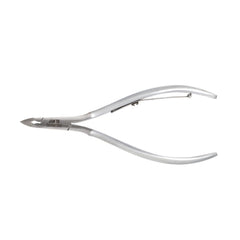 HNSS-A007 Semi-Square Head Cuticle Nipper, Matt Grey, Jaw 16, Single Spring, Stainless Steel 420