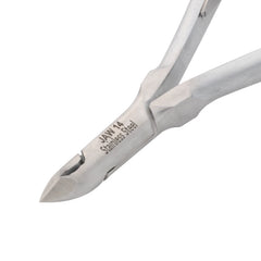 HNRD-A009 Round Head Cuticle Nipper, Jaw 14, Single Spring, Stainless Steel 420