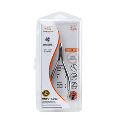 HNSQ-A003 Square Head Cuticle Nipper, (Matt Grey), Jaw 16, Single Spring, Stainless Steel 420