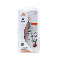 HNRD-A009 Round Head Cuticle Nipper, Jaw 14, Single Spring, Stainless Steel 420