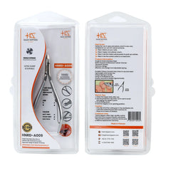 HNRD-A009 Round Head Cuticle Nipper, Jaw 14, Single Spring, Stainless Steel 420