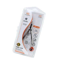 HNRD-A010 Round Head Cuticle Nipper, Jaw 14, Single Spring, Stainless Steel 420