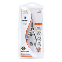 HNRD-A011, HAAN Round Jaw Cuticle Nipper, (Matt Grey) – 16, Single Spring (Matt Grey) Stainless Steel 420