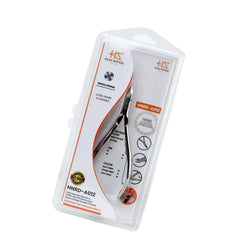 HNRD-A012, HAAN Round Jaw Cuticle Nipper – 16, Single Spring (Polish Grey), Stainless Steel 420