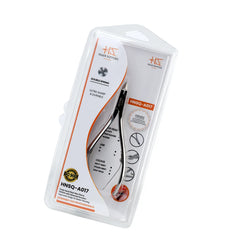 HNSQ-A017, HAAN Square Jaw Cuticle Nipper – 16, Double Spring (Polish Grey), Stainless Steel 420