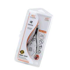 HNSS-A020, HAAN Semi-Square Jaw Cuticle Nipper – 14, Double Spring (Polish Grey), Stainless Steel 420