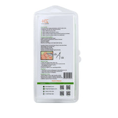 HNSQ-B031 Square Head Cuticle Nipper, Jaw 14, Single Spring, Matt Grey, Stainless Steel 420