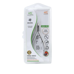 HNSQ-B033 Square Head Cuticle Nipper, Jaw 16, Single Spring, Matt Grey, Stainless Steel 420