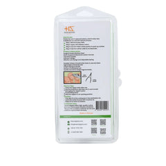 HNSS-B037 Semi-Square Head Cuticle Nipper, Jaw 16, Single Spring, Matt Grey, Stainless Seel 420