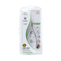 HNRD-B041 Round Head Cuticle Nipper, Jaw 16, Single Spring, (Matt Grey) Stainless Steel 420