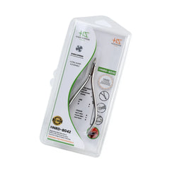 HNRD-B042 Round Head Cuticle Nipper, Jaw 16, Single Spring, (Polish Grey) Stainless Steel 420