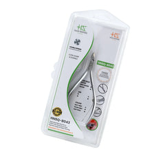 HNSQ-B043 Square Head , (Matt Grey), Jaw 14 , Double Spring Cuticle Nipper Stainless Steel 420