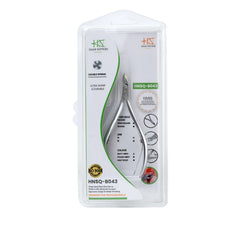 HNSQ-B043 Square Head , (Matt Grey), Jaw 14 , Double Spring Cuticle Nipper Stainless Steel 420