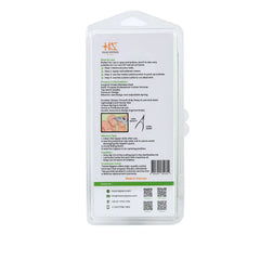 HNSQ-B043 Square Head , (Matt Grey), Jaw 14 , Double Spring Cuticle Nipper Stainless Steel 420
