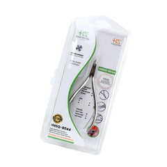 HNSQ-B044 Square Head , (Polish Grey), Jaw 14 , Double Spring Cuticle Nipper Stainless Steel 420