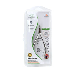 HNSQ-B044 Square Head , (Polish Grey), Jaw 14 , Double Spring Cuticle Nipper Stainless Steel 420