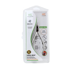 HNSQ-B047 Square Head , (Polish Grey), Jaw 16 , Double Spring Cuticle Nipper Stainless Steel 420