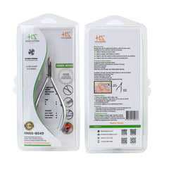 HNSS-B049 Semi-Square Head , (Matt Grey), Jaw 14 , Double Spring Cuticle Nipper Stainless Steel 420