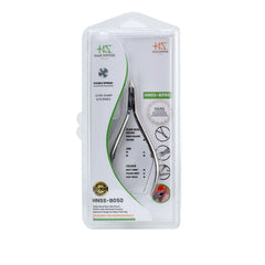 HNSS-B050 Semi-Square Head , (Polish Grey), Jaw 14 , Double Spring Cuticle Nipper Stainless Steel 420
