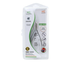 HNRD-B055 Round Head , (Matt Grey), Jaw 14 , Double Spring Cuticle Nipper Stainless Steel 420