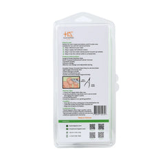 HNRD-B058 Round Head , (Matt Grey), Jaw 16 , Double Spring Cuticle Nipper Stainless Steel 420