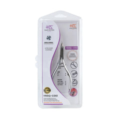 HNSQ-C061 Square Head , (Matt Grey), Jaw 14 , Single Spring Cuticle Nipper Stainless Steel 420
