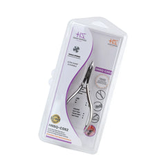 HNSQ-C062 Square Head , (Polish Grey), Jaw 14 , Single Spring Cuticle Nipper Stainless Steel 420