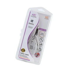 HNSQ-C064 Square Head, (Polish Grey), Jaw 16 ,Single Spring Cuticle Nipper Stainless Steel 420