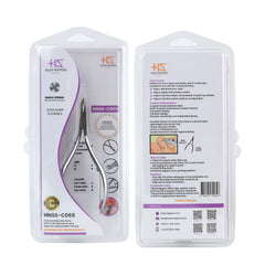 HNSS-C065  Semi-Square Head , (Matt Grey), Jaw 14, Single Spring Cuticle Nipper Stainless Steel 420