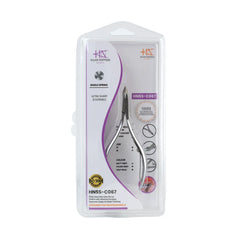 HNSS-C067 Semi-Square Head , (Matt Grey), Jaw 16 ,Single Spring Cuticle Nipper Stainless Steel 420