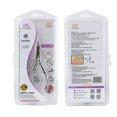 HNSS-C068 Semi-Square Head , (Polish Grey), Jaw 16 ,Single Spring Cuticle Nipper Stainless Steel 420