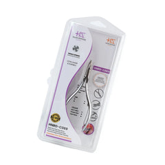 HNRD-C069 Round Head , (Matt Grey), Jaw 14 ,Single Spring Cuticle Nipper Stainless Steel 420