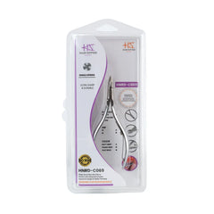 HNRD-C069 Round Head , (Matt Grey), Jaw 14 ,Single Spring Cuticle Nipper Stainless Steel 420