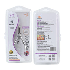 HNRD-C071 Round Head , (Matt Grey), Jaw 16 ,Single Spring Cuticle Nipper Stainless Steel 420