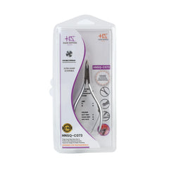 HNSQ-C073 Square Head , (Matt Grey), Jaw 14 ,Double Spring Cuticle Nipper Stainless Steel 420