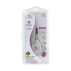 HNSQ-C077 Square Head , (Polish Grey), Jaw 16, Double Spring Cuticle Nipper Stainless Steel 420