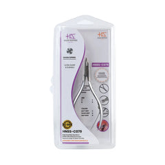 HNSS-C079 Semi-Square Head , (Matt Grey), Jaw 14, Double Spring Cuticle Nipper Stainless Steel 420