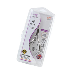 HNSS-C083 Semi-Square Head , (Polish Grey), Jaw 16, Double Spring Cuticle Nipper Stainless Steel 420
