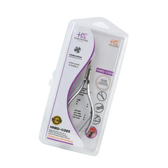 HNRD-C085 Round Head , (Matt Grey), Jaw 14, Double Spring Cuticle Nipper Stainless Steel 420