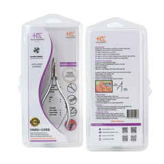 HNRD-C088 Round Head , (Matt Grey), Jaw 16, Double Spring Cuticle Nipper Stainless Steel 420