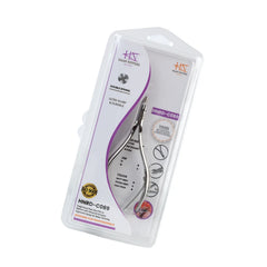 HNRD-C089 Round Head , (Polish Grey), Jaw 16, Double Spring Cuticle Nipper Stainless Steel 420